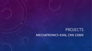 Mechatronics Projects(2)