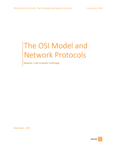 The OSI Model and Network Protocols