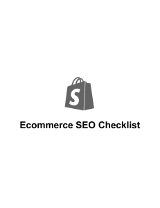 ecommerce-seo-checklist