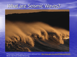 seismic waves