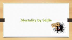 Mortality from Selfie