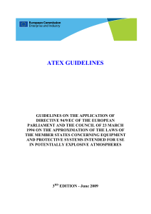 ATEX Guidelines 3rd edition June 2009