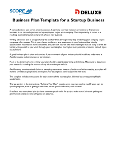 SCORE-Deluxe-Startup-Business-Plan-Template 1