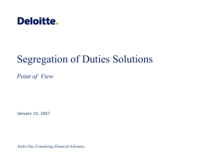 Segregation of Duties (SOD) Solutions: A Guide