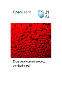 drug development process combating pain