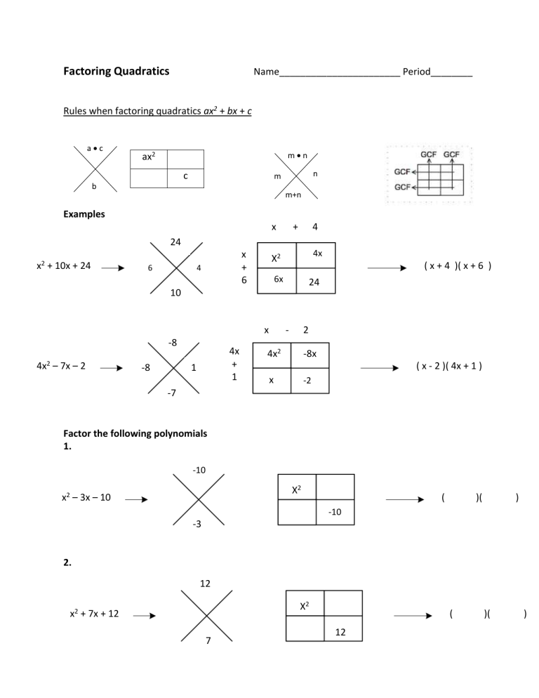 factoring-quadratics