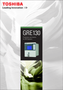 UnderOvervoltage Protection Relay GRE130 brochure 12025-0.3
