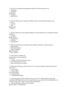 Foundations in microbiology Ch.3