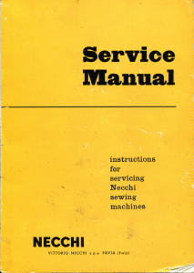 necchi service manual bu-bf nova-mira
