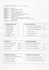 Comprehension activity Spanish 