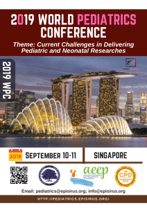 2019WPC Pediatric Conference Singapore Brochure