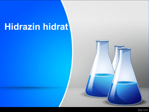 PowerPoint Hidrazin hidrat