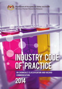 Industry CODE OF PRACTICE MALAYSIA