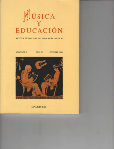 Conciertos didácticos, ¿quién es su público y qué opina? revista Música y educación nº 63 , 2005
