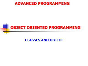 Part 05 - Object Oriented Programming