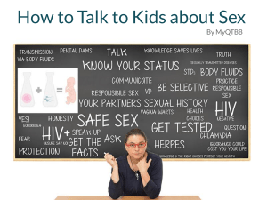 How to Talk to Kids about Sex