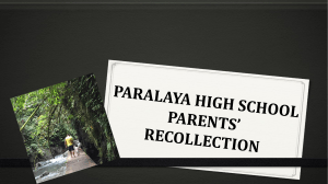 PARENTS RECOLLECTION
