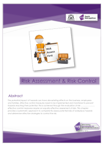 5. Risk Assessment Risk Control - 2016.