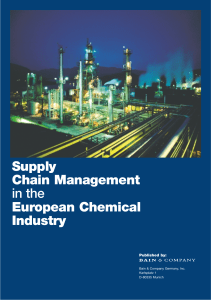supply chain management european chemicals industry(1)