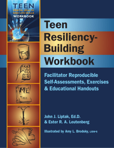 Teen mental health and life skills workbook