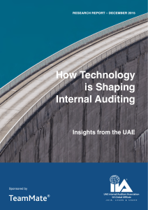 How-Technology-is-Shaping-Internal-Auditing 2014