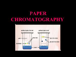 PAPER+CHROMATOGRAPHY