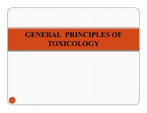 Toxicolgy
