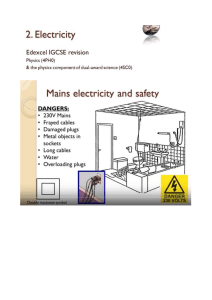 Mains Electricity Safety: IGCSE Physics Revision