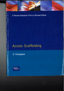 Access scaffolding