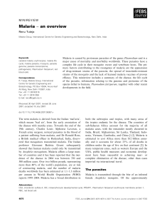 Malaria overview (Tuteja-2007-FEBS Journal )