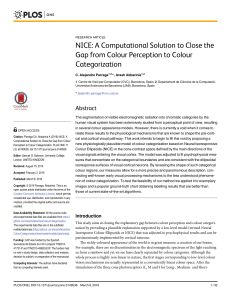 NICE: A Computational Solution to Close the Gap from Colour Perception to Colour Categorization