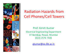 Radiation Hazard cell phone & tower