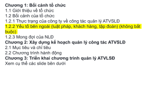 Quản lý bảo hộ lao động