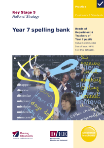 spelling bank y7