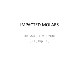 6. IMPACTED MOLARS