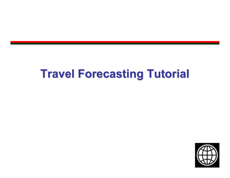 travel forecasting resource