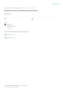 BuildingInformationModellingMaturityMatrix