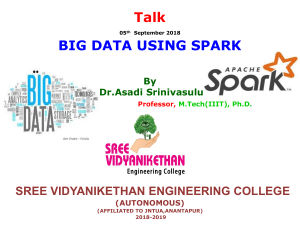 1 - Big Data Analytics - Spark
