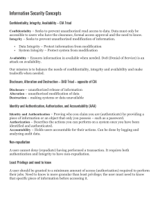 CISSP Domain 1