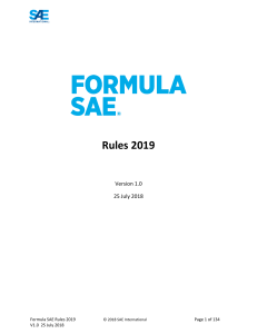 FSAE Rules 2019 V1