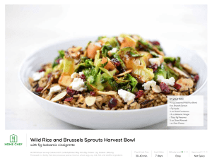 Brussel Sprouts Bowl