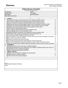 HSE Site Safety Review Checklist