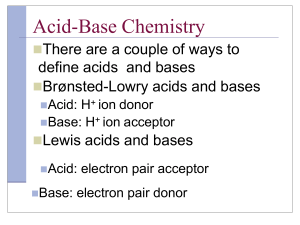 Acid-Base System