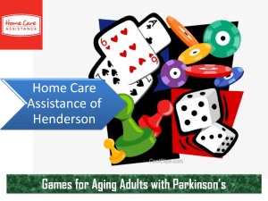 Mentally Stimulating Games for Aging Adults with Parkinson’s