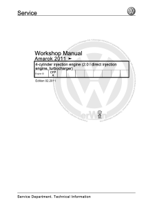 Volkswagen Amarok service manual