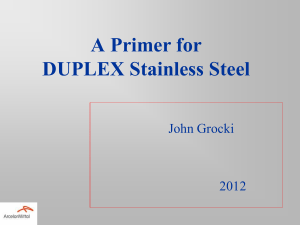 4 A Primer for DUPLEX  Corrosion Solutions presentation
