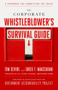 The Corporate Whistleblowers Survival Guide EXCERPT
