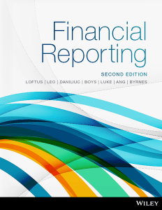 Financial Reporting, 2nd Edition Janice Loftus