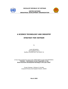Vietnam Paper A science technology and industrial capability