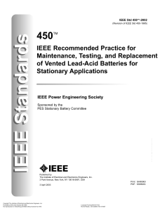 IEEE Std 450 -2002 IEEE Recommended Prac